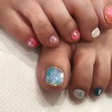 フットネイルの季節👣