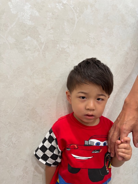 人生初の床屋さん💈